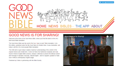 Desktop Screenshot of goodnewsbible.com
