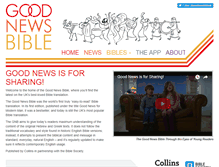 Tablet Screenshot of goodnewsbible.com